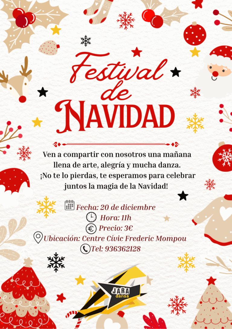 Poster festival de Navidad 20dic 2025